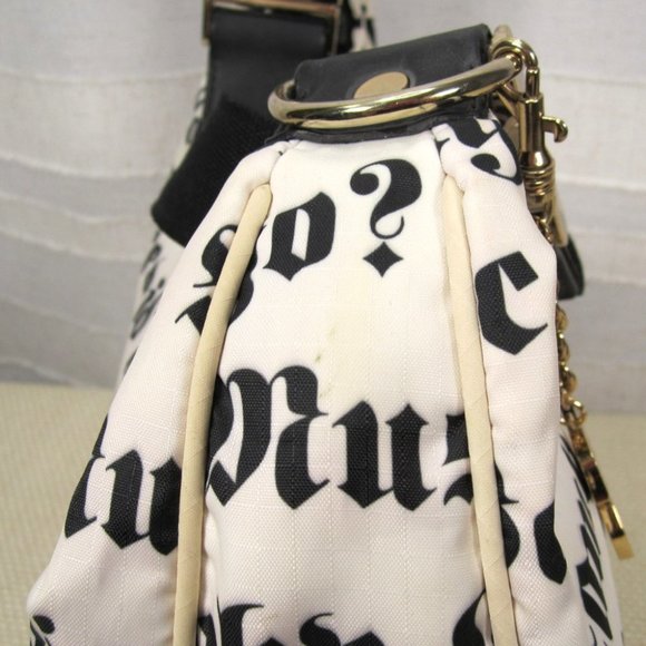 Extremely Rare Vintage L.A.M.B. LeSportsac Large White Hella Hobo - Gwen Stefani - Picture 10 of 11